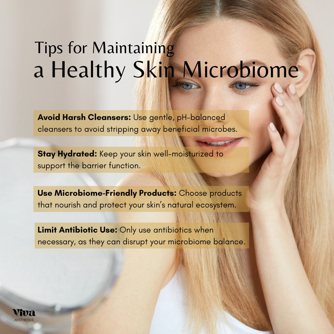 tips for maintaining health skin microbiome